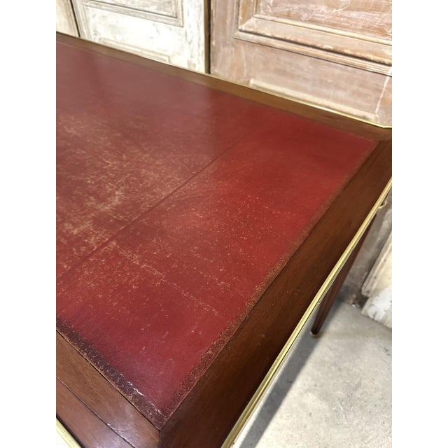 Small Louis XVI Style Flat Desk or Writing Table, 1950s For Sale - Image 11 of 13