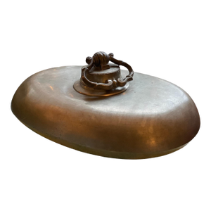 Antique Pewter Hot Water Foot Warmer, Circa 1900