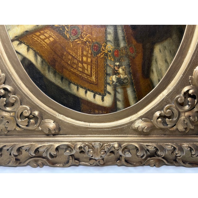 Early 18th Century Early 18th Century — After Sir Godfrey Kneller Large Oil Portrait of King William III Wearing Royal State Robes With Order of the Garter For Sale - Image 5 of 18