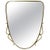 Mid-Century Modern Brass & Black Wall Mirror, Italy, 1950s For Sale - Image 16 of 16