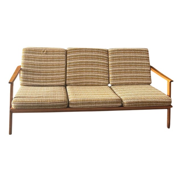 Vintage Danish Three-Seater Sofa, 1960s For Sale - Image 11 of 11