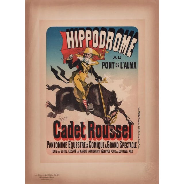 J. Chéret, Hippodrome from Les Maîtres de L'Affiche, 1898, Original Lithograph For Sale - Image 12 of 12