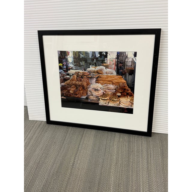 Glass Middle Eastern Market Photograph, Framed For Sale - Image 7 of 12