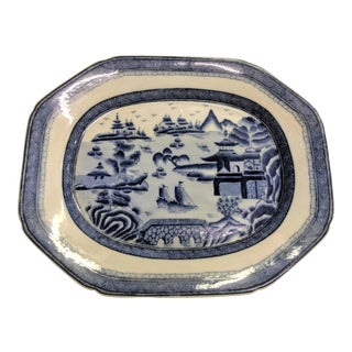 1897 United Wilson Canton Platter For Sale