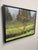 Backyard, Early Spring by Riley Doyle | Oil on panels Landscape with trees and green fields. For Sale - Image 4 of 5