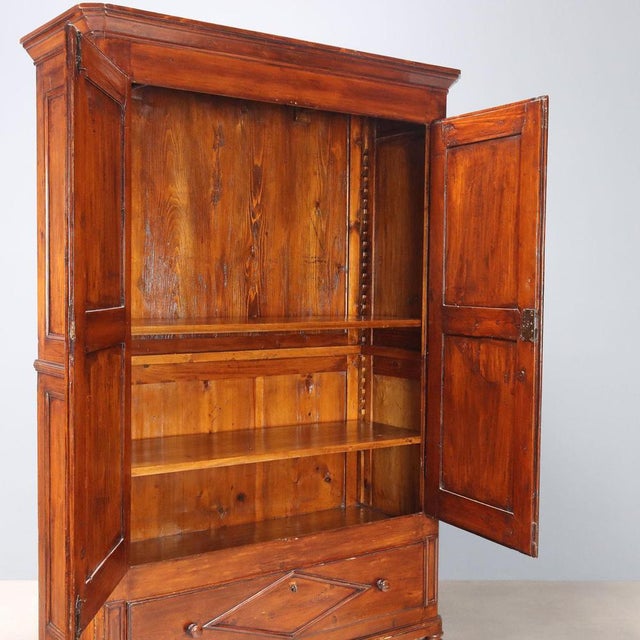 Italian Wardrobe in Walnut For Sale - Image 3 of 10