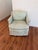 Coastal Vintage Club Chair With Feather Down Cushions For Sale - Image 3 of 12