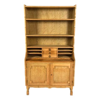 Mid 20th Century Modern Bookcase Secretary Case Piece For Sale
