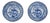 Porcelain Plates with Peacocks by Andrea for Sadek, Japan, 1970s, Set of 2 For Sale
