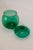 Gold Empoli Vetro Verde Glass Apothecary Jar with Lid, Italy, 1960s For Sale - Image 8 of 10