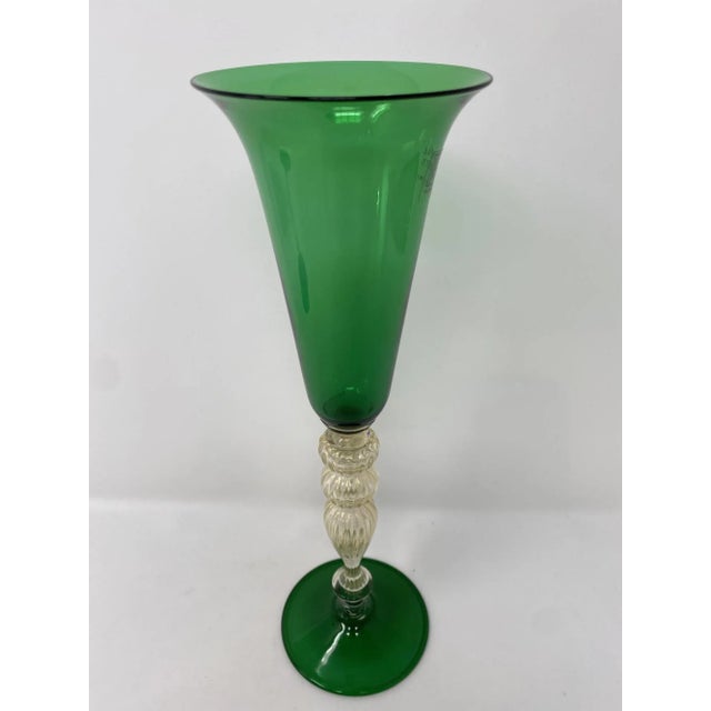 Special Occasion Flute From Murano For Sale - Image 4 of 6