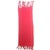 Red Vintage Hand-Embroidered Guatemalan Textile Throw For Sale - Image 8 of 13