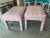 Vintage Newly Upholstered Coral Parsons Benches Ottomans Stools -A Pair For Sale In West Palm - Image 6 of 13