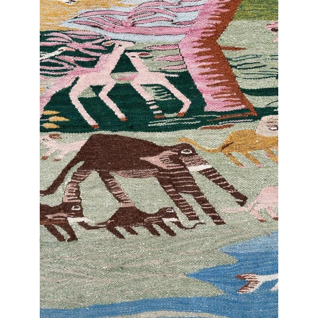 Vintage Egyptian Tapestry, 1950s For Sale - Image 10 of 18