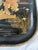 Chinoiserie Early 20th Century Large Chinoiserie Lacquer Tray With Courtly Garden Scene For Sale - Image 3 of 9