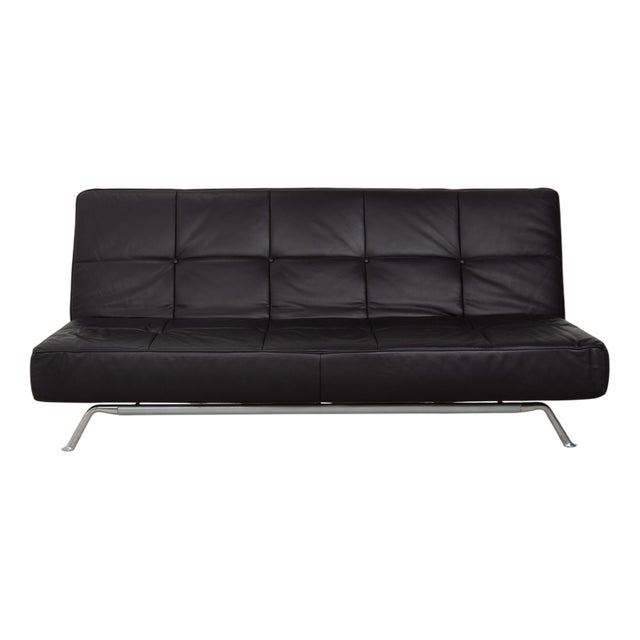 Smala 3-Seater Sofa in Brown Leather from Ligne Roset For Sale