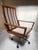 Mid-Century Modern Vintage Upholstered and Teak Swivel Armchair Attributed to Arnie Wahl Iversen for Komfort For Sale - Image 3 of 7
