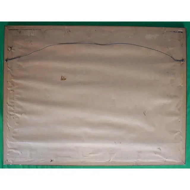 White "In the Saddling Paddock, Cheltenham March Meeting" 1952 Chromolithograph by Sir Alfred Munnings, Framed For Sale - Image 8 of 8