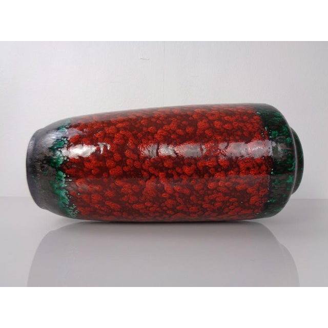 Ceramic Large Pop Art Model 517-50 Vase in Glazed Lava Ceramic from Scheurich, 1970s For Sale - Image 7 of 18