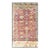 Mid 20th Century Vintage Handmade Moroccan Flat Weave/Kilim,#17420, 4'9" X 8'1" For Sale