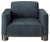 Bold Blue Lounge Chair For Sale