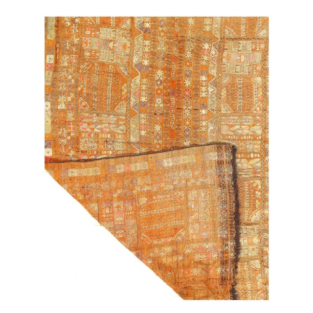 Pasargad DC Fine Hand Woven Vintage Sumak Rug For Sale - Image 4 of 4
