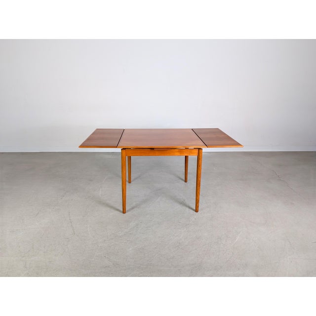 Vintage Danish Extendable Teak Dining Table, 1960s For Sale - Image 5 of 13