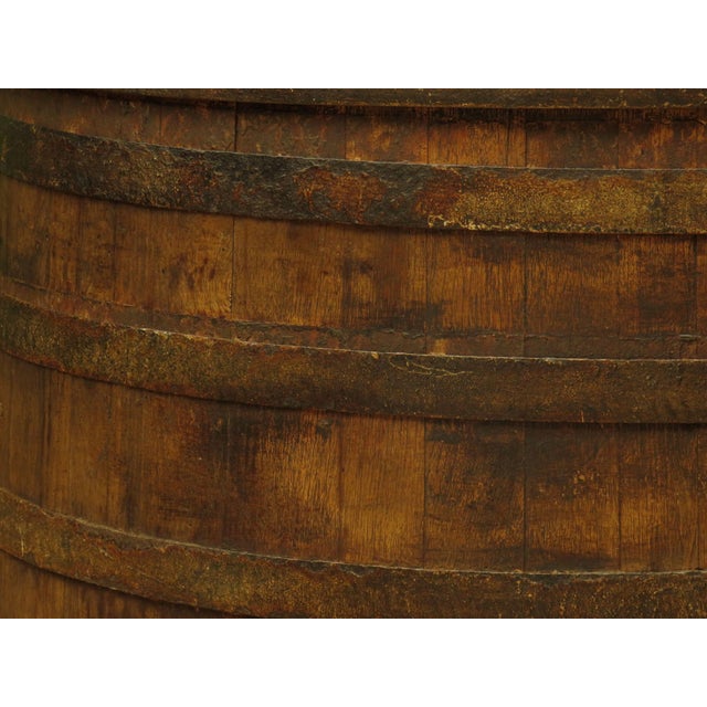 Coopered Pig Salting Barrel with Lid For Sale - Image 18 of 18
