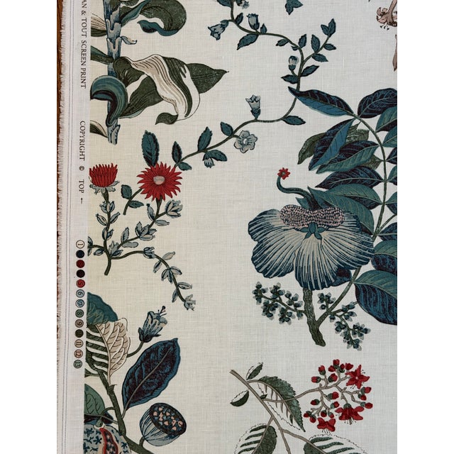 Linnaeus Cowtan & Tout Fabric 2 Yards For Sale - Image 4 of 8