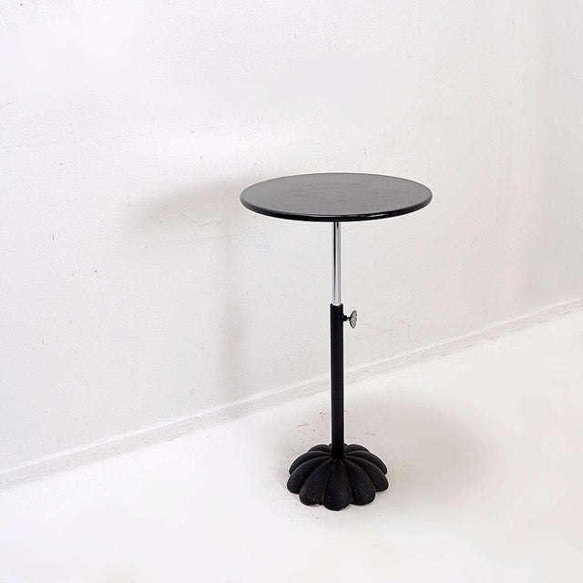 Vintage - Decoration - Home Decor Materials: The table top and base are made of metal, the decorative base is made of cast...