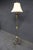 Late 20th Century Directoire Style Stainless & Brass Floor Lamp For Sale - Image 4 of 16