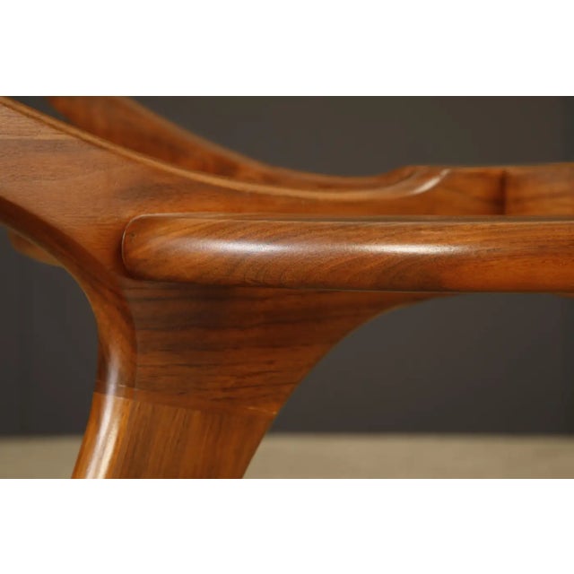 Mid-Century Modern Adrian Pearsall for Craft Associates 'Compass' Dining Table in Walnut, 1960s For Sale - Image 3 of 18