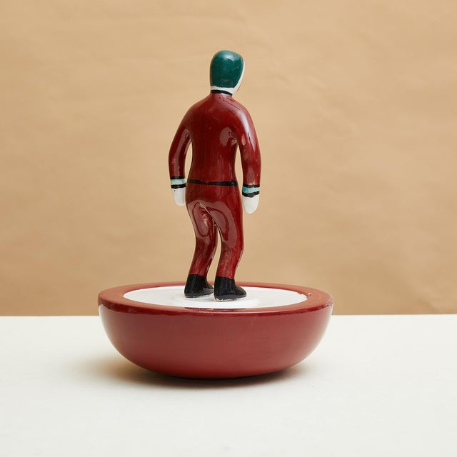 Subbuteo Ornament Sculpture in Double-Mold Ceramic from Artigianato Italiano, in Flawless conditions. Designed from 2000 I...