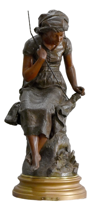Ernest Justin Ferrand, The Fisherwoman, 1900, Regula