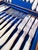 Antique Mother of Pearl and Silver Plated Flatware Service for 12 For Sale - Image 4 of 16