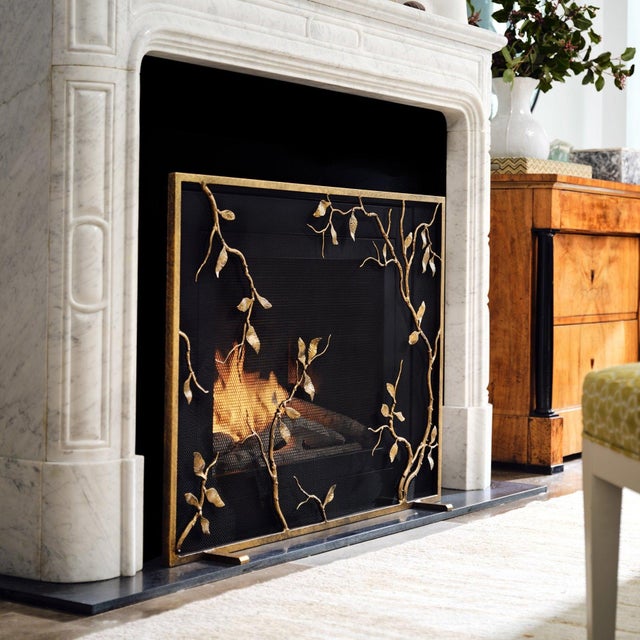 Inspired by the delicate beauty of crinkled autumn leaves, the Lennox fireplace screen adds a seasonally warm character to...