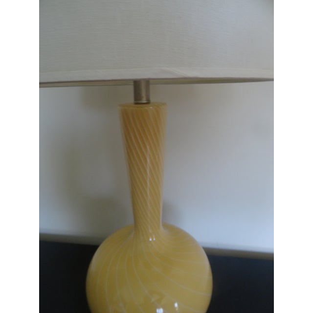 Vintage Gourd Shaped Lamp For Sale - Image 4 of 6