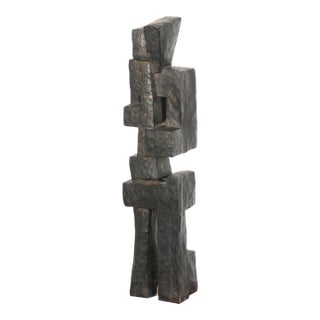 Austin Productions 1970 Abstract Cubist Jazz Clarinet Horn Player Sculpture Statue For Sale