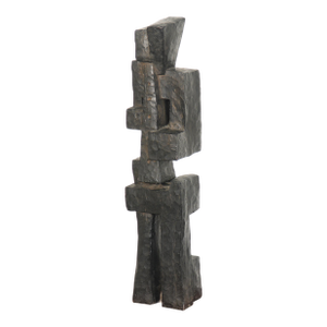 Austin Productions 1970 Abstract Cubist Jazz Clarinet Horn Player Sculpture Statue