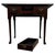 18th Century Antique English Oak Side Table with Three Drawers For Sale - Image 4 of 12