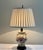 Ivory 1970s Vintage Chinoiserie Table Lamp With Silk Shade For Sale - Image 8 of 8