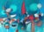 This is a one of a kind original abstract painting on wood panel by Southern California artist, Daniel Ketelhut. Its...