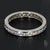 Contemporary 14k White Gold Diamond Channel Set Eternity Wedding Band - Size 5.5 For Sale - Image 3 of 6