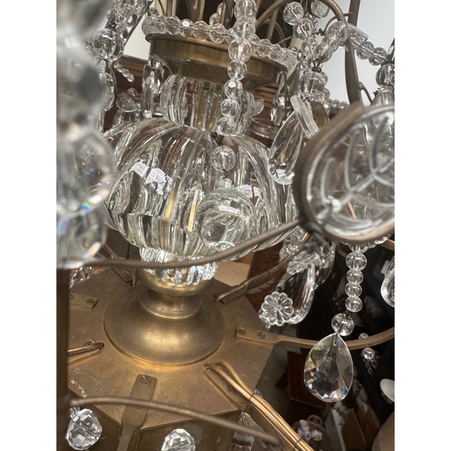 Visual Comfort Vestry Crystal Chandelier For Sale - Image 4 of 11