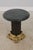 French Vintage Louis XVI Style Bronze Marble Top Pedestal Table For Sale - Image 3 of 13