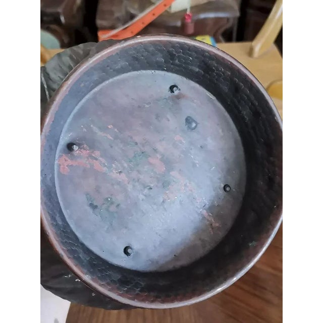 1950s Italian Copper Paper Basket, 1950s For Sale - Image 5 of 6