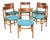 Vintage Dining Chairs, Italy, 1960s, Set of 6 For Sale