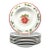 Christopher Radko “Holiday Celebrations, Red Trim” 8 Porcelain Rim Soup Bowls For Sale