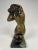 Sculpture of Woman in Gilt Bronze with Guatemala Green Marble Base, 1920s For Sale - Image 6 of 10