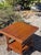 Late 19th Century Antique Victorian 1880s Hunzinger Loly Pop Side Table Quater Sawn Oak For Sale - Image 5 of 11